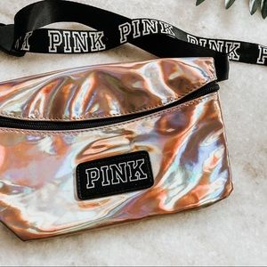 VS Pink ✨ Holographic Fanny Pack Belt Bag